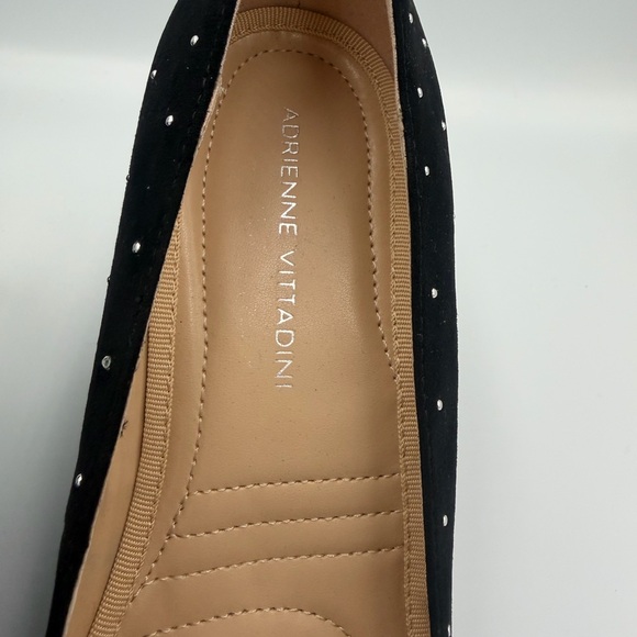 Naji Dress Shoe Pump by ADRIENNE VITTADINI has a studded upper and metallic heel - Picture 7 of 11